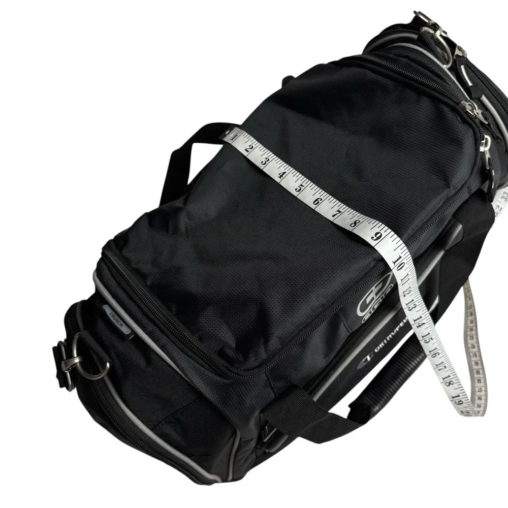 OGIO Crunch Duffle Bag In Black Has An Embroidery Luggage Travel Gym Workout NEW
